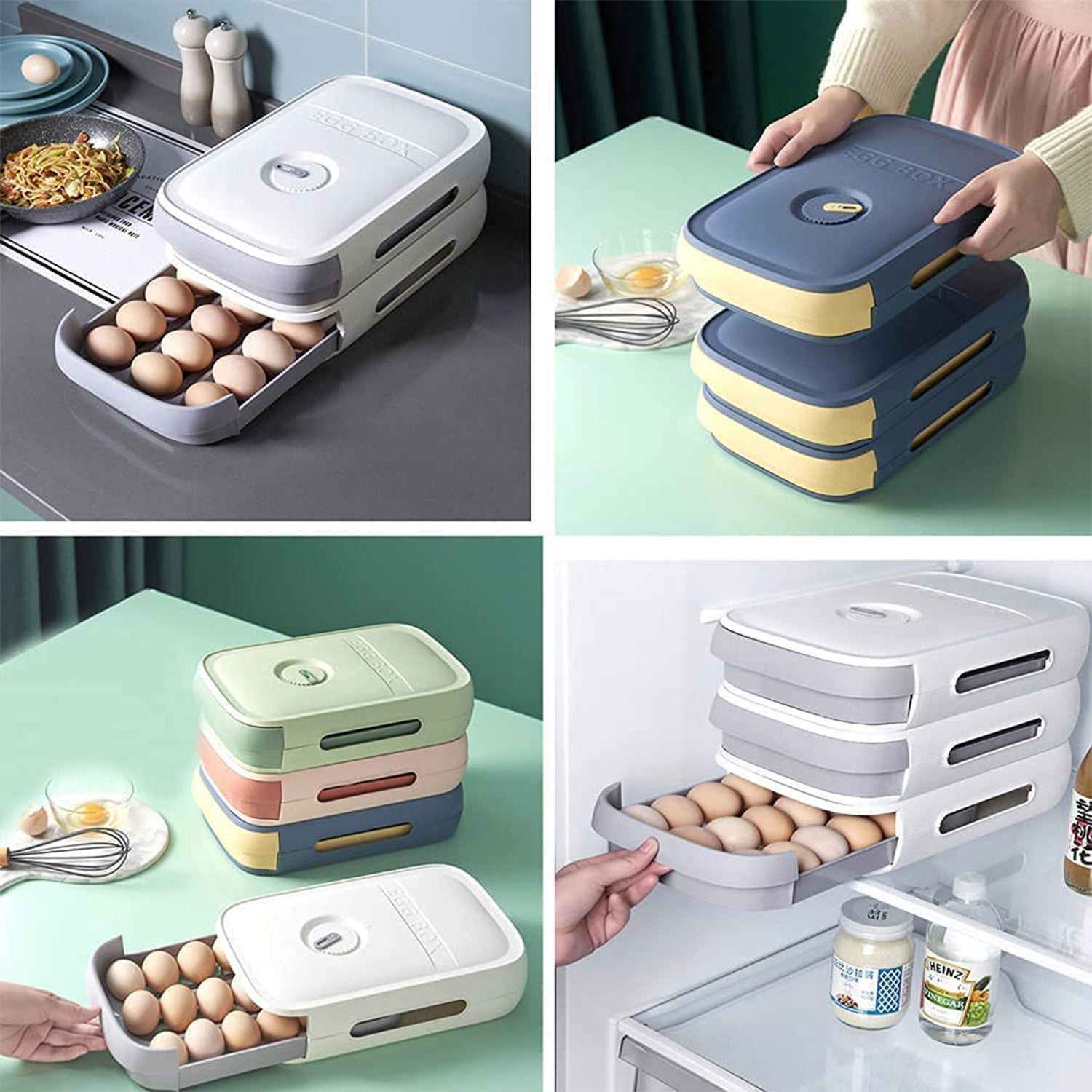 5723 Egg Storage Box Plastic Egg Drawer Fridge Egg Organizer Egg Keeper Refrigerator Egg Drawer Plastic Egg Carton Covered Egg Holder Pantry Egg Bin Household Egg Tray (1 Pc) 5723 Egg Storage Box Plastic Egg Drawer Fridge Egg Organizer Egg Keeper Refrigerator Egg Drawer Plastic Egg Carton Covered Egg Holder Pantry Egg Bin Household Egg Tray (1 Pc)